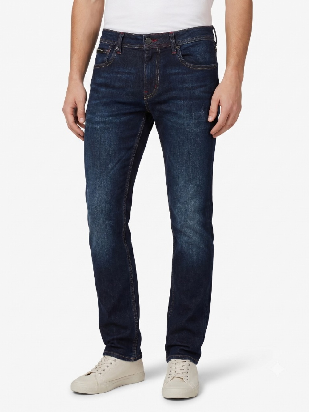 Armani Exchange J13 Slim Fit Jeans Mens Size 34 Dark Wash Indigo Blue Denim